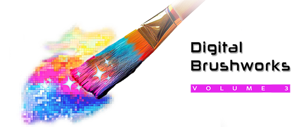 One Click - Overcoat for your AI graphics. Digital Brushworks Volume 3