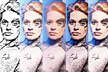 Pencil Pixels Grunge Comic Multifile example image